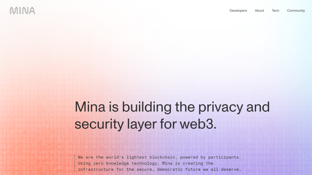 仮想通貨MINA(Mina Protocol)とは？