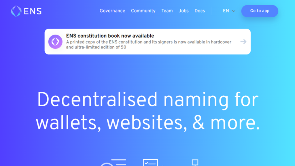 仮想通貨ENS(Ethereum Name Service)とは？